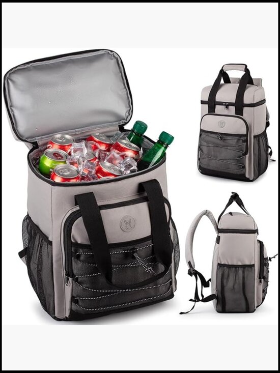 Insulated Leakproof Cooler Backpack Large Capacity Lightweight Camping Hiking